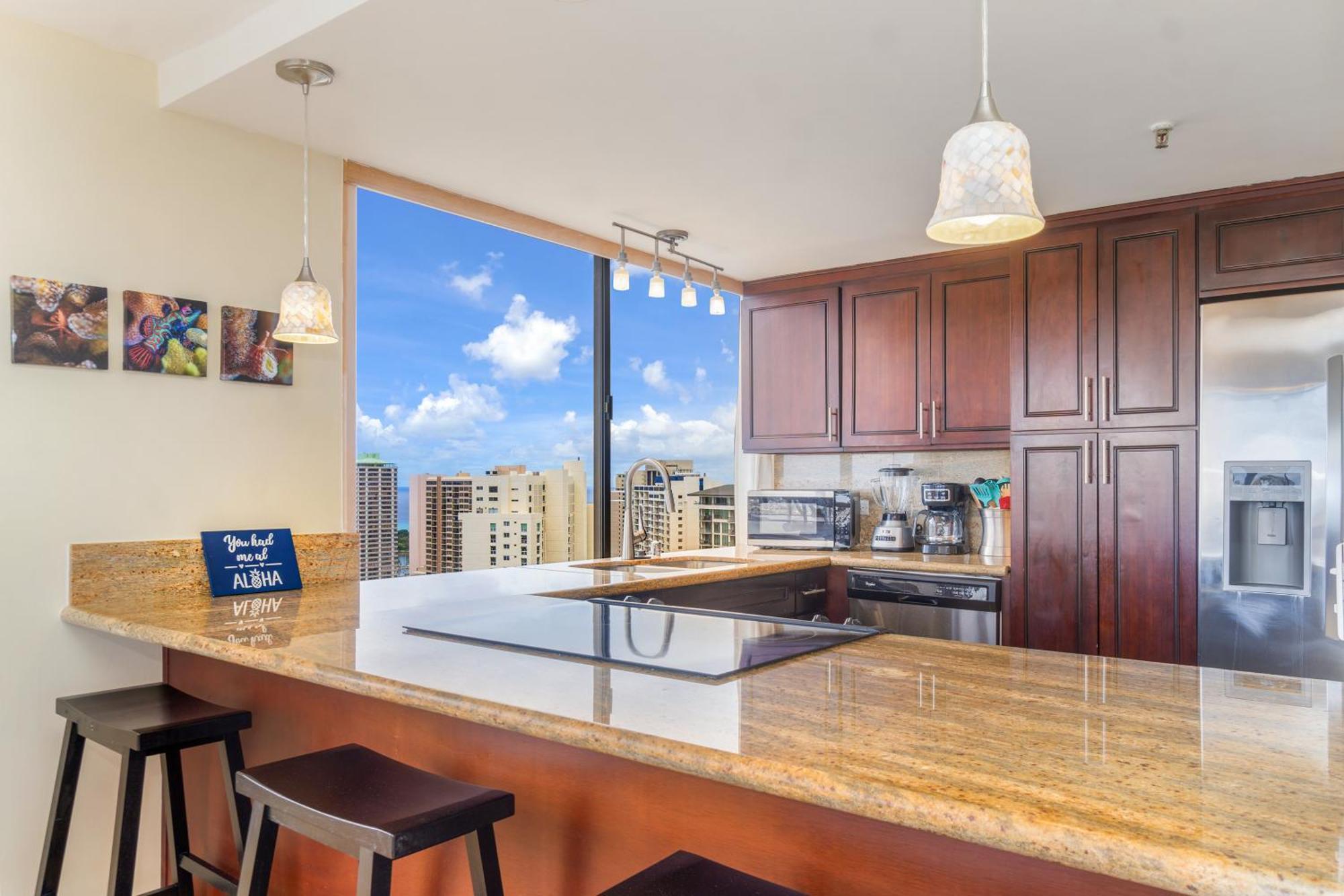 Ferienwohnung Hawaiian Monarch Penthouse 402 Honolulu Exterior foto