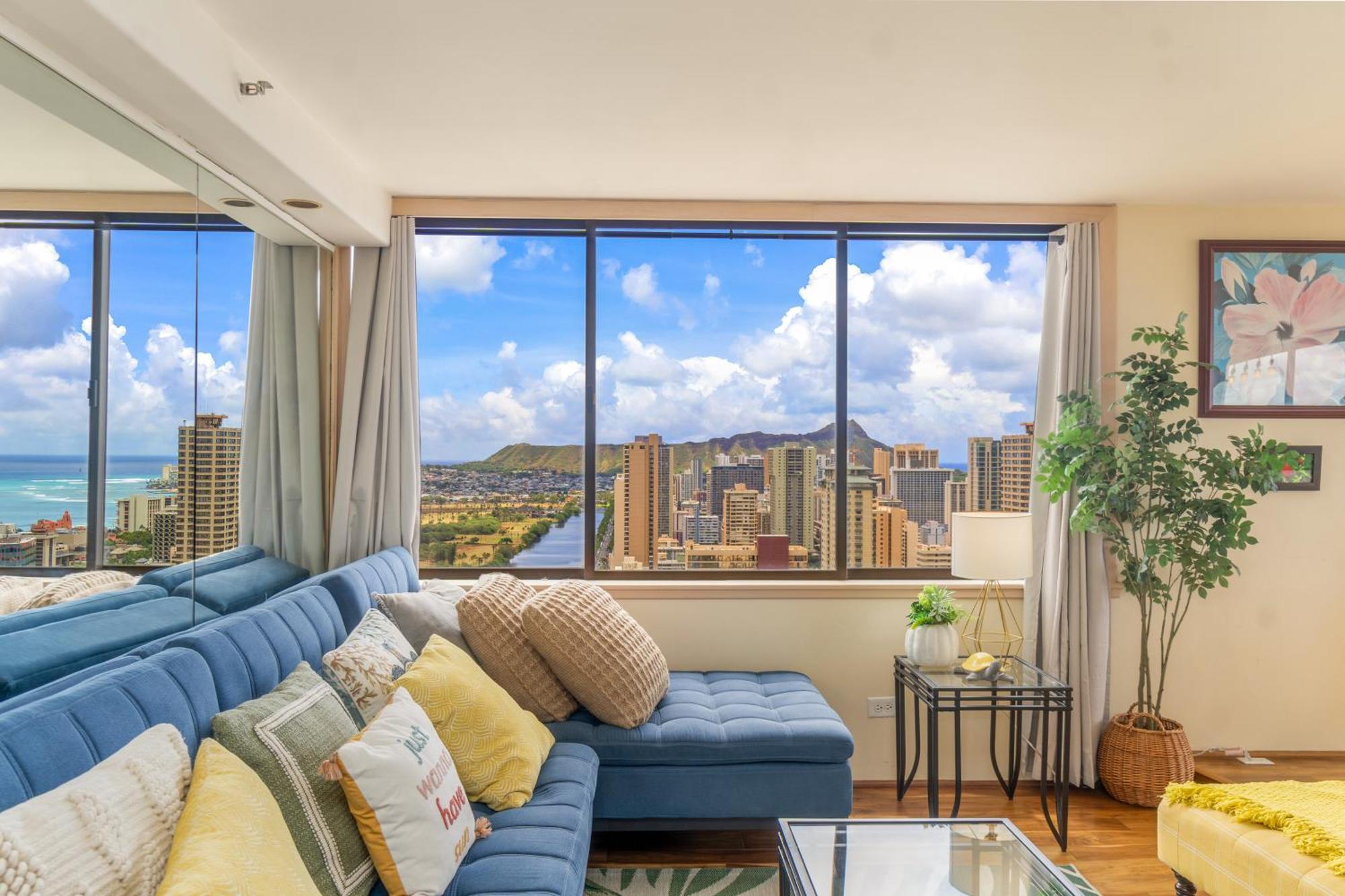 Ferienwohnung Hawaiian Monarch Penthouse 402 Honolulu Exterior foto