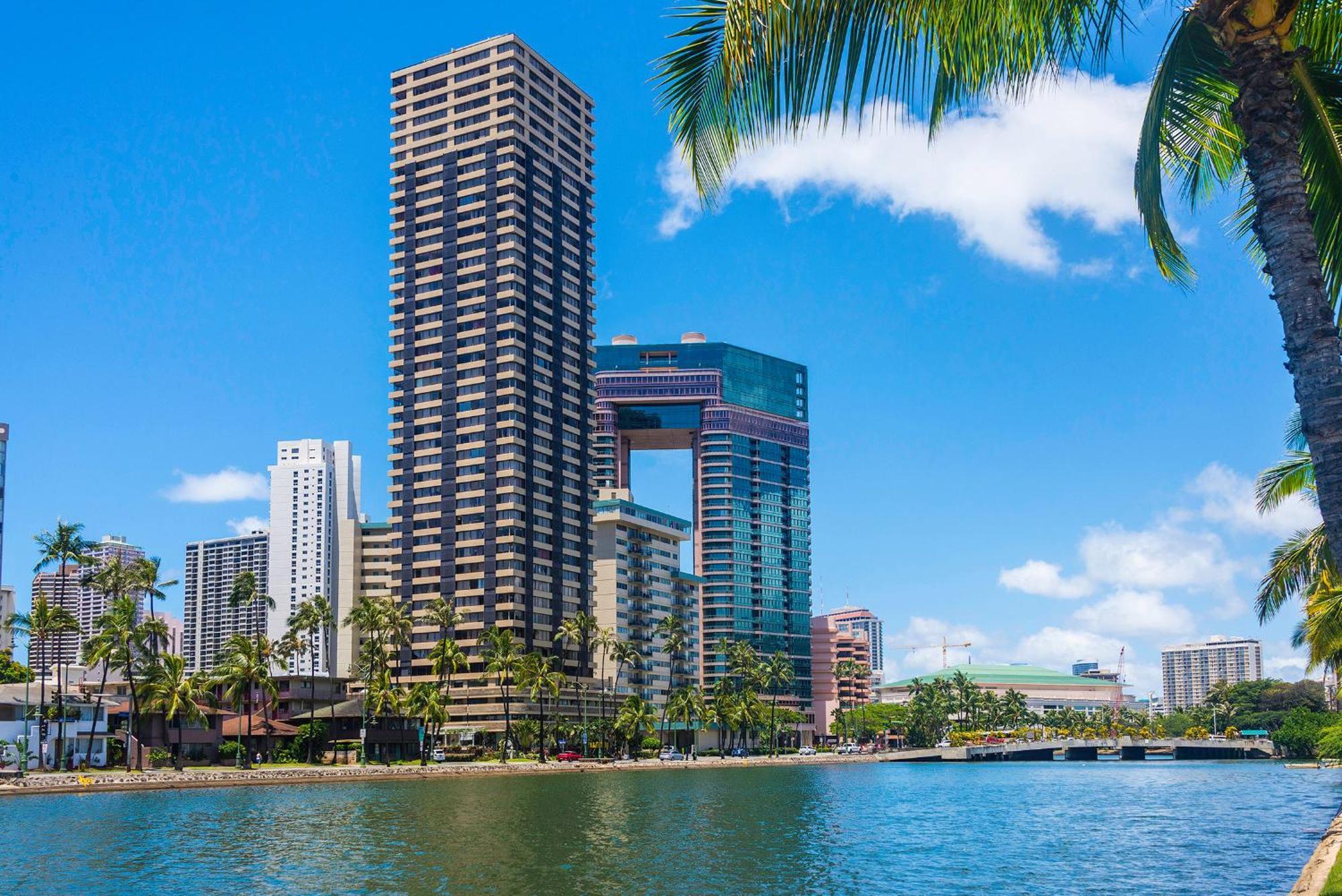 Ferienwohnung Hawaiian Monarch Penthouse 402 Honolulu Exterior foto